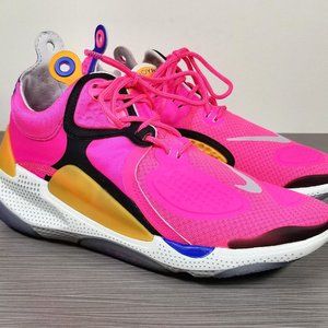 Nike Joyride CC3 Setter Sneaker, Hyper Pink/ Kumquat/ Black, Mens Size 5 / 37.5
